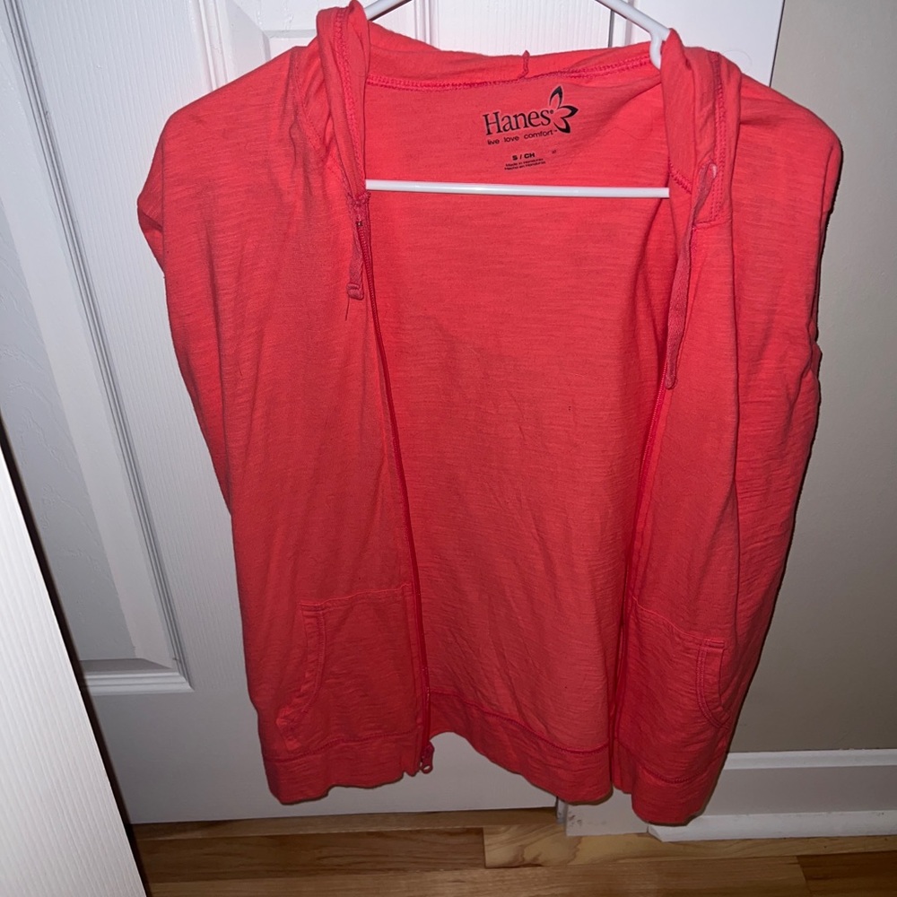 Hanes pink jacket